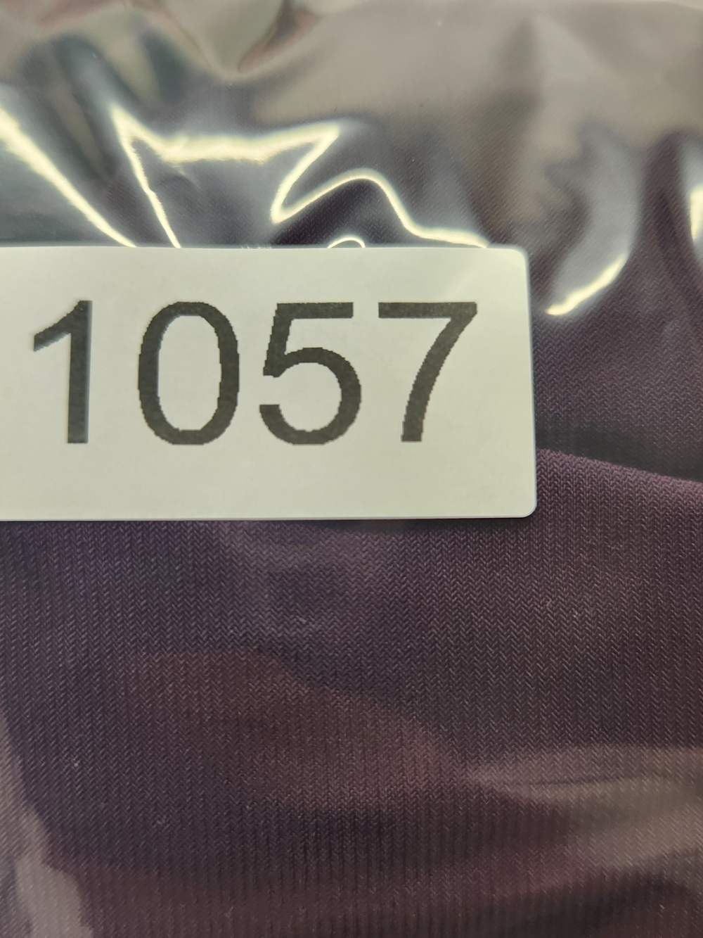 ⭐️Chaps Plum Purple Twist Front Midi Dress Small S V Neck Ruched Jersey Elegant - Picture 15 of 15